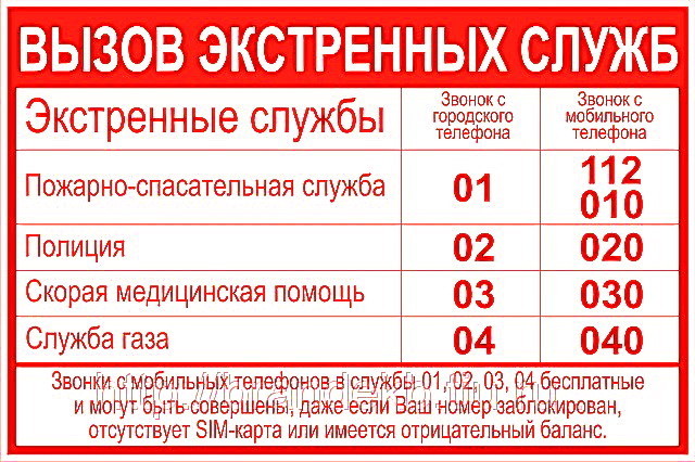 ПРИ ВОЗНИКНОВЕНИИ ЧРЕЗВЫЧАЙНЫХ СИТУАЦИЙ  ЗВОНИТЕ ПО СОТОВОМУ ТЕЛЕФОНУ